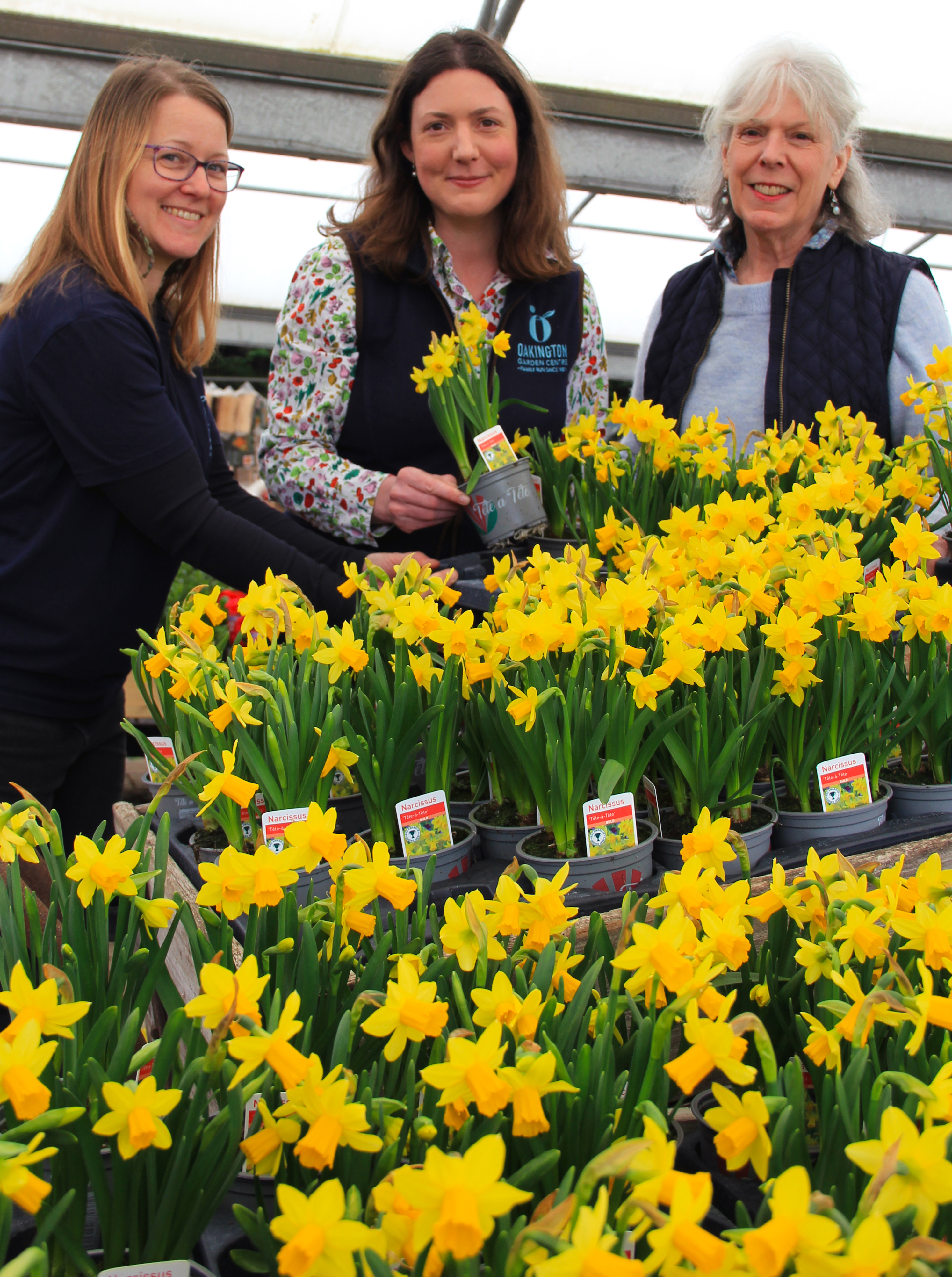 Oakington Garden Centre team behind The Pollinator Patch at the RHS Chelsea Flower Show 2025