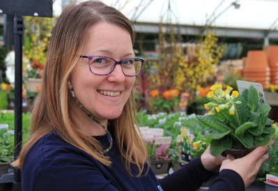 Oakington Garden Centre's Nursery Manager Ali Chappell-Bates