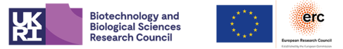 BBSRC &amp; ERC logos