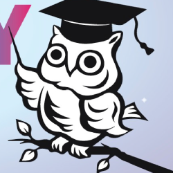 Big Biology Day logo with owl icon
