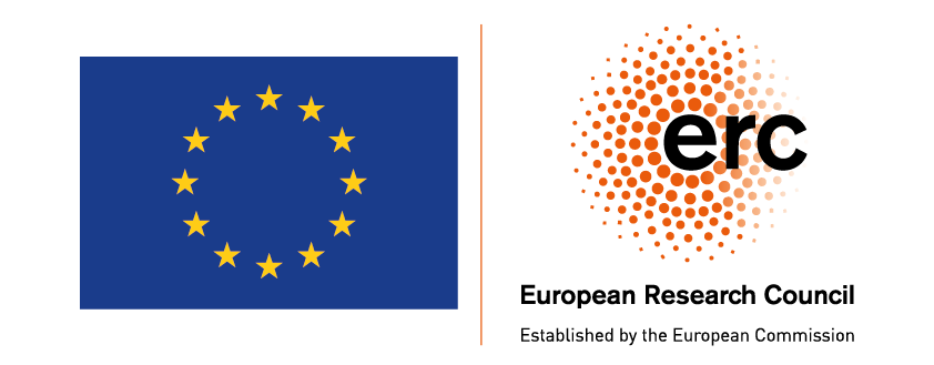 European Research Council logo and EU Flag