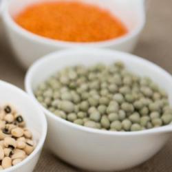 Bowls of different pulses